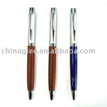 leather ball pen